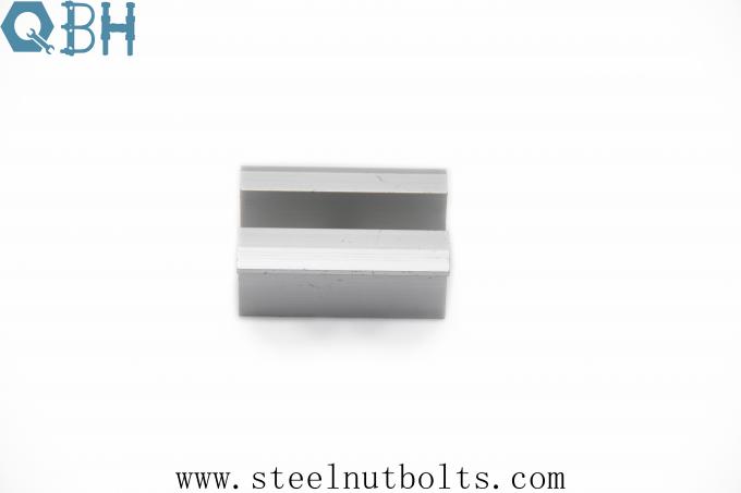 Photovoltaic Industry Anodized 6005-T5 Aluminum SUS304 Middle Clamp 2